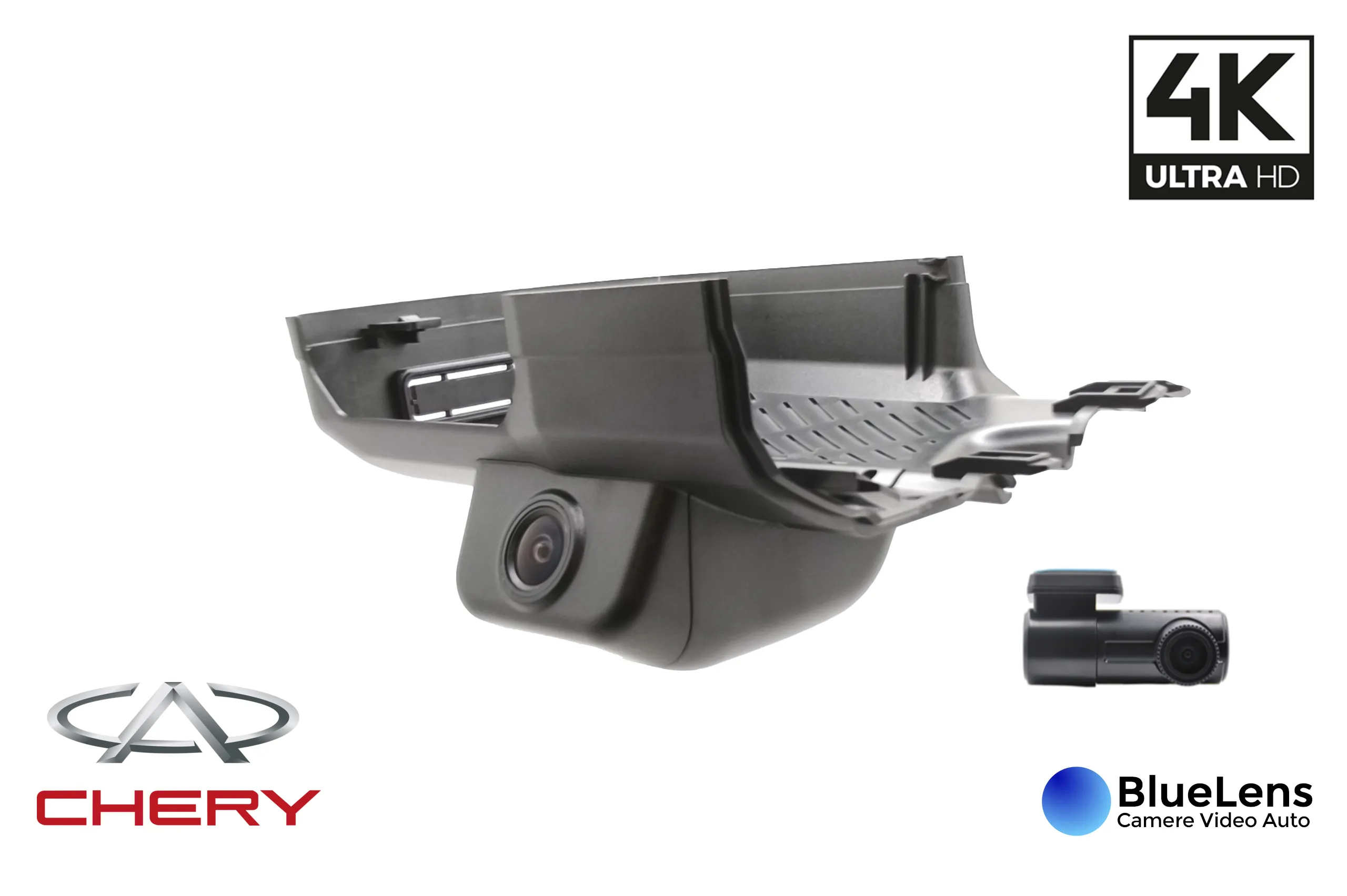 Chery - Camera DVR dedicata CUSTOM DUAL 24/7 4K Chery Tiggo 4 2018+
