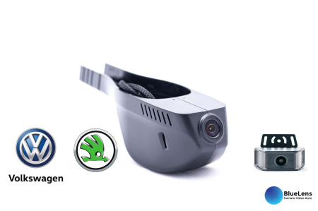 Accesorii Auto - Camera DVR dedicata CUSTOM DUAL 2K VOLKSWAGEN B8 / SKODA 3 / SEAT