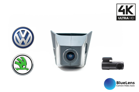 Accesorii Auto - Camera DVR dedicata CUSTOM DUAL 4K 24/7 VOLKSWAGEN / SKODA / SEAT (CUPRA)