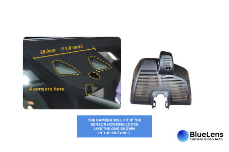 Camera DVR dedicata CUSTOM DUAL 4K 24/7 MERCEDES C KLASSE 2022+ [1]
