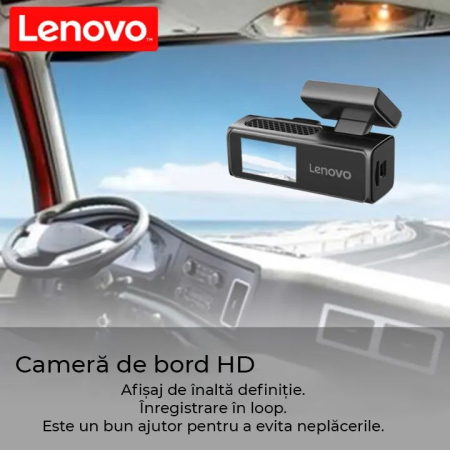 Camera DVR Lenovo S7-3280 4K fata si 1080 spate ecran 3.2 inch IPS Wifi unghi larg monitorizare parcare [3]
