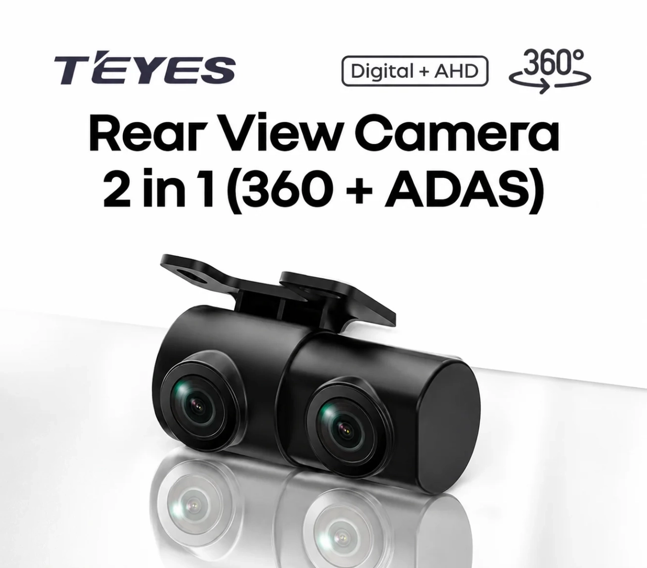 Accesorii Auto - Camera Marsarier Auto Teyes 2 in 1, 360 Grade si ADAS, Digital + AHD, pentru CC4 Pro