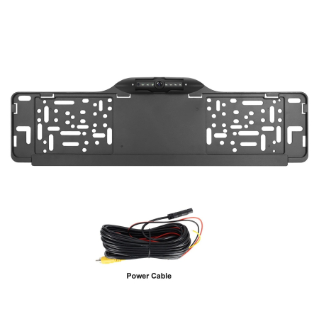 Camera marsarier cu suport numar auto, 1080p/720p/CVBS, lentila fisheye, unghi larg de vizualizare, NightVision [1]