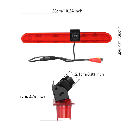 Camera marsarier dedicata PEUGEOT Expert/Traveller 2016+, CITROEN Jumpy/SpaceTourer 2016+,TOYOTA ProAce Verso 2016+ [1]