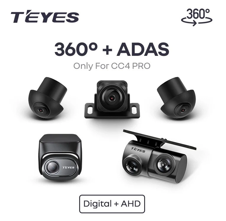Accesorii Teyes - Camere digitale 360 cu ADAS , Dedicate CC4 PRO