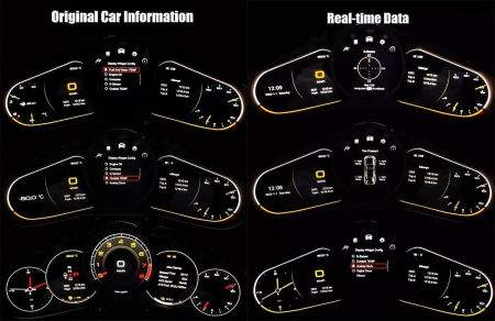 Ceas electronic digital bord Porsche Cayenne 2017+ 12.3 inch [4]