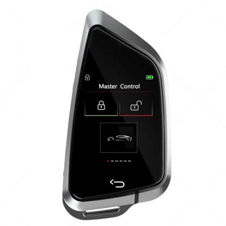 Accesorii - Cheie Smart Key Auto dedicata BMW, LCD, Argintie