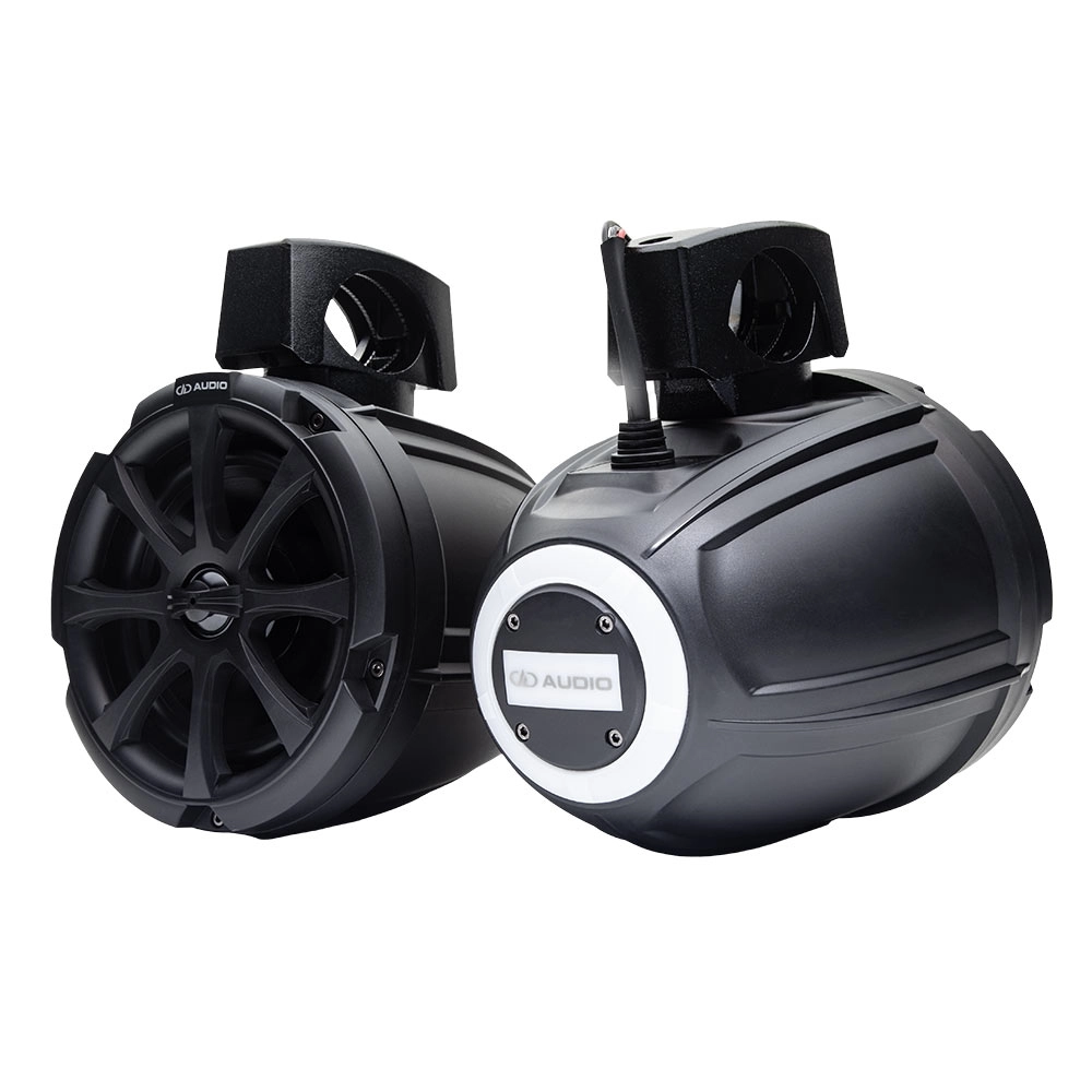Difuzoare marine - DD Audio MCA-106B Active, Set 2 Difuzoare Coaxiale Marine Active 165 mm, 100W, IPX6, Bluetooth, LED RGB