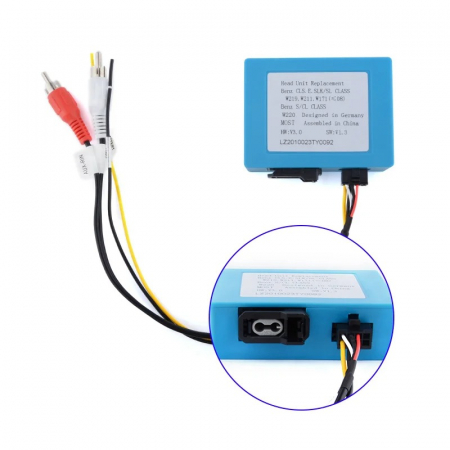 Cabluri si mufe pentru navigatii - Decodor Fibra Optica dedicat Mercedes-Benz E/CLS/S/SLK/SL W219, W211, W171