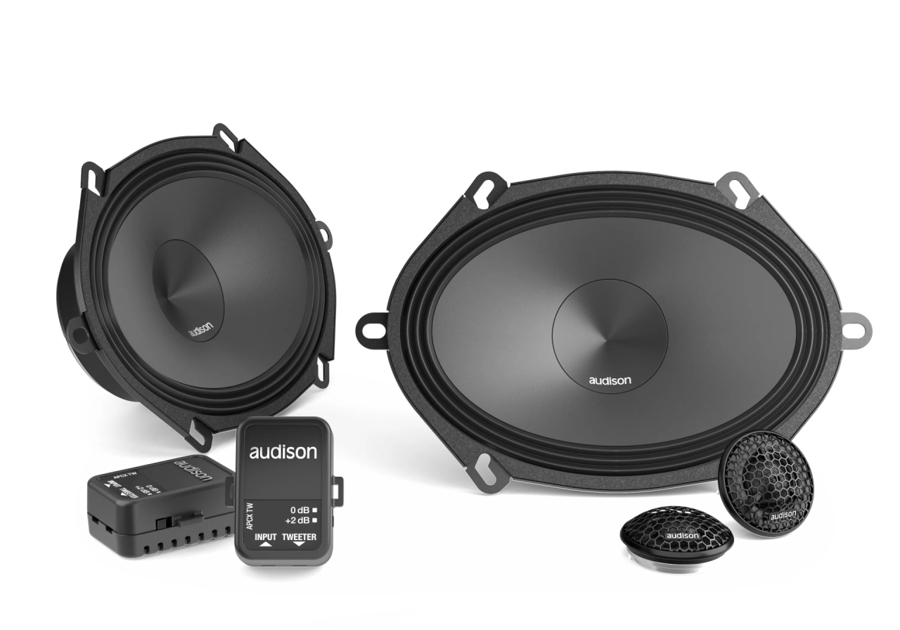 Difuzoare auto - Difuzoare auto Audison Prima APK 570 set sistem 2 căi, 570mm, 100W RMS, 4Ω, set 4 difuzoare + accesorii