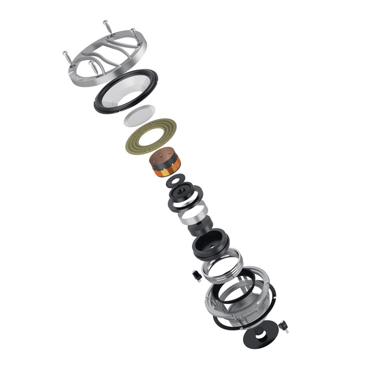 Difuzoare auto Audison Thesis TH 3.0 II Voce set componente, 70 mm, 55W RMS, 4Ω, set 2 difuzoare [4]