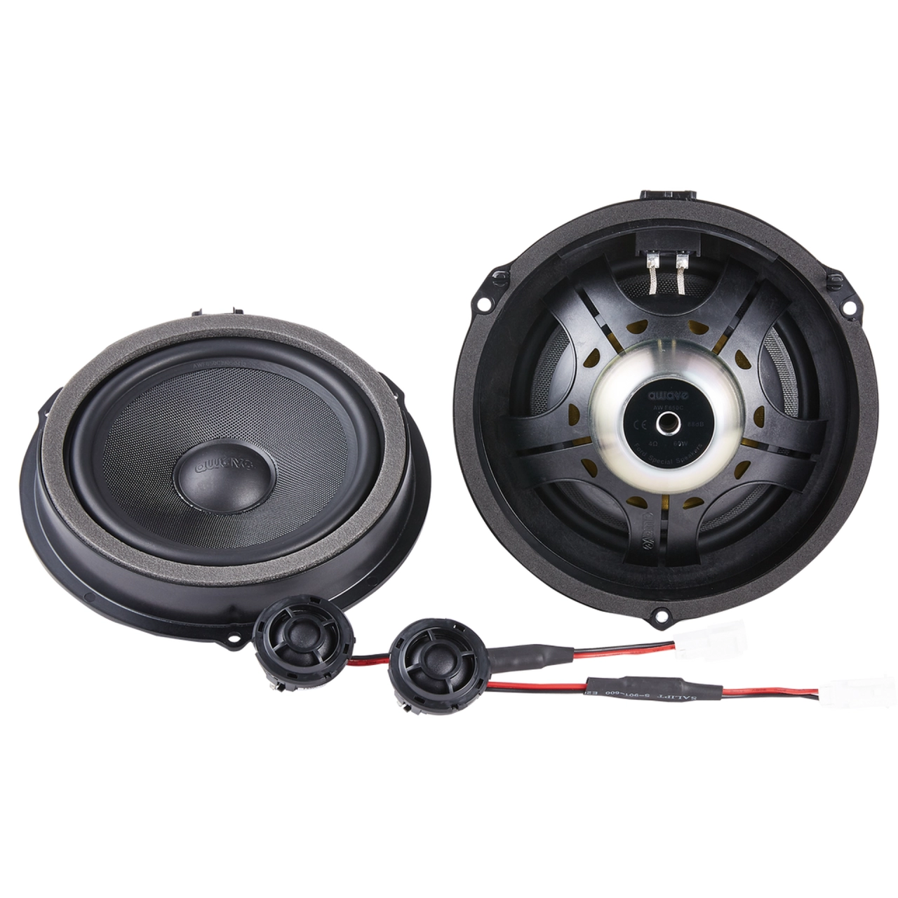 Difuzoare auto dedicate Ford - Difuzoare auto Awave dedicate Ford AW F650C set sistem 2 căi, 165mm, 60W RMS, 4Ω, set 4 difuzoare