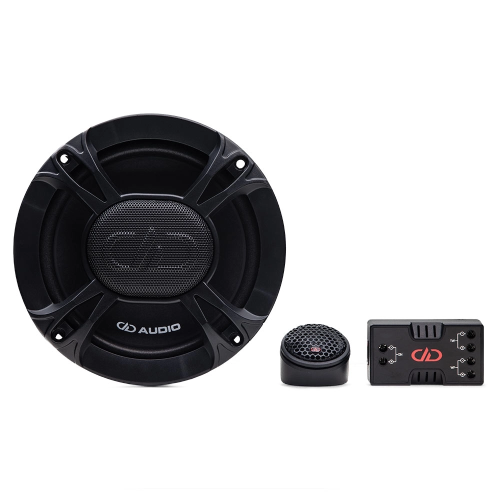 Difuzoare auto - Difuzoare auto DD Audio E-C6.5b set componente, 165mm, 75W RMS, 4Ω, set 2 difuzoare