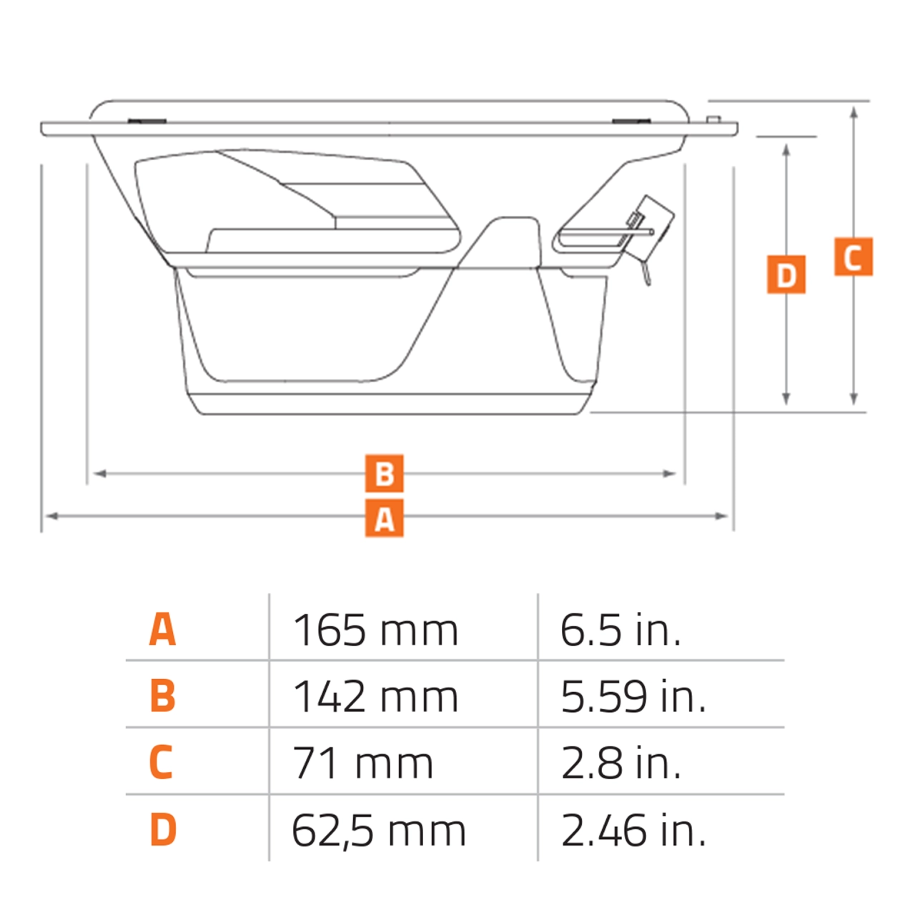 Difuzoare Auto Hertz Cento C 165 L, set componente, 165 mm, 80W RMS, 4Ω, 2 difuzoare [6]
