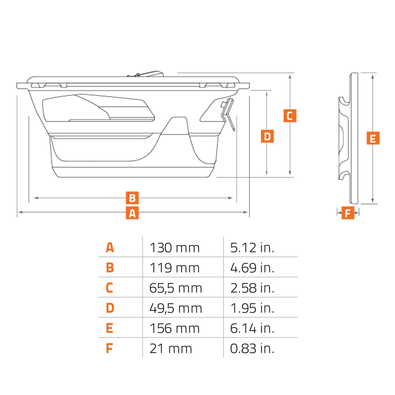 Difuzoare Auto Hertz Cento CX 130, set coaxial 2 căi, 130mm, 50W RMS, 4Ω, 2 difuzoare [3]