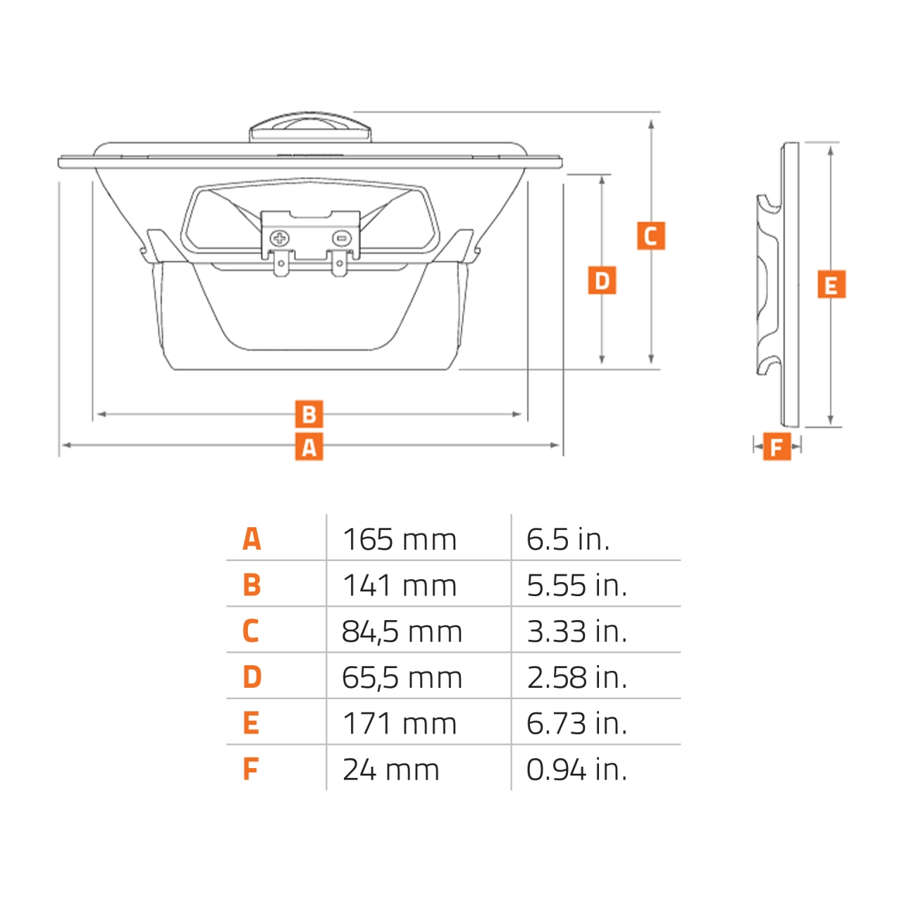 Difuzoare Auto Hertz Cento Pro CPX 165, set coaxial 2 căi, 165mm, 95W RMS, 4Ω, 2 difuzoare [6]