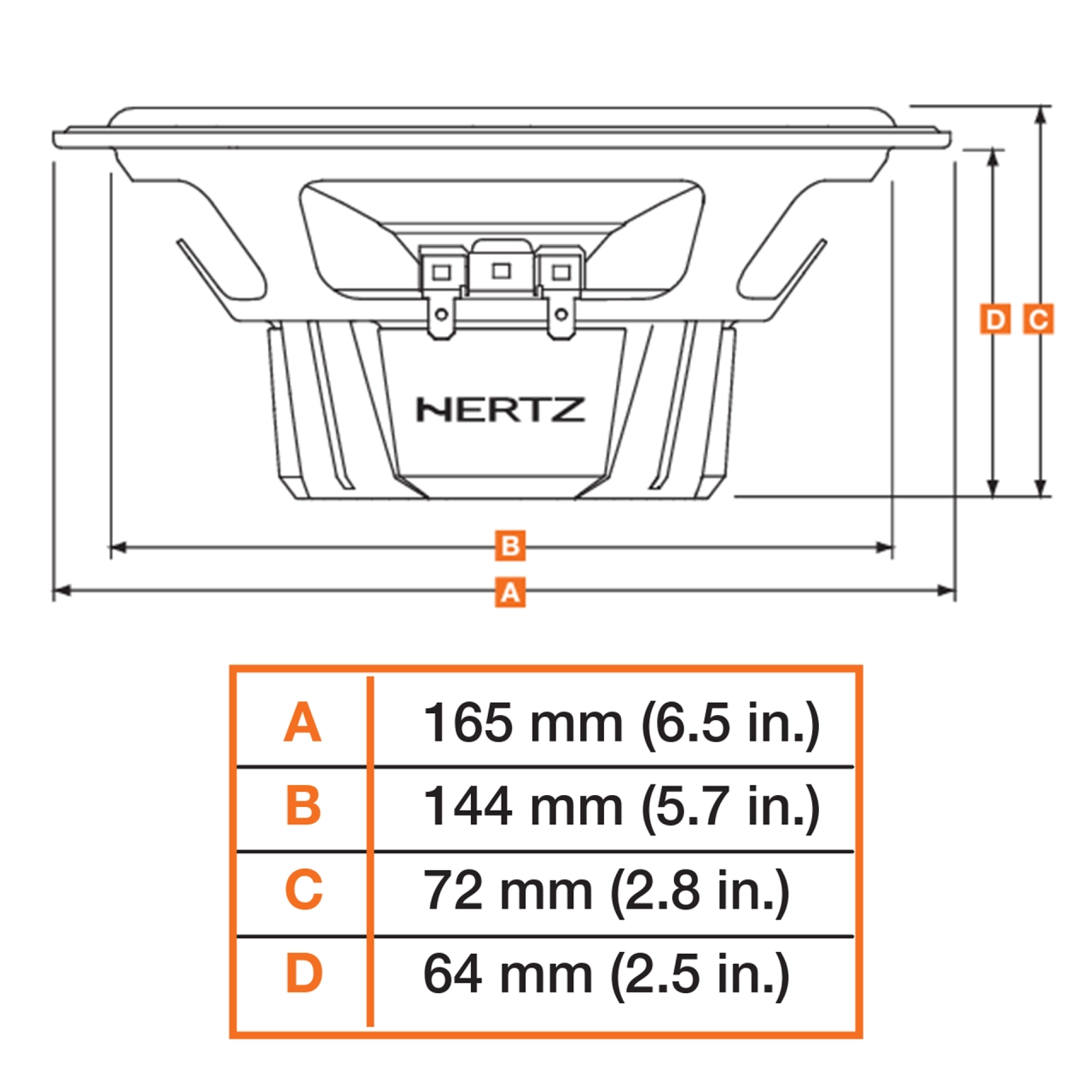 Difuzoare auto Hertz Dieci DCX 165.3, set coaxial 2 căi, 165mm, 60W RMS, 4Ω, 2 difuzoare [3]