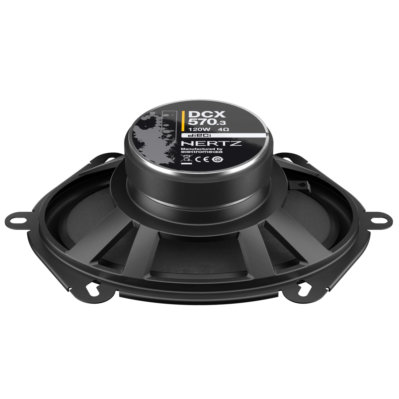 Difuzoare auto Hertz Dieci DCX 570.3, set coaxial 2 căi, 5x7 inch, 60W RMS, 4Ω, 2 difuzoare [2]