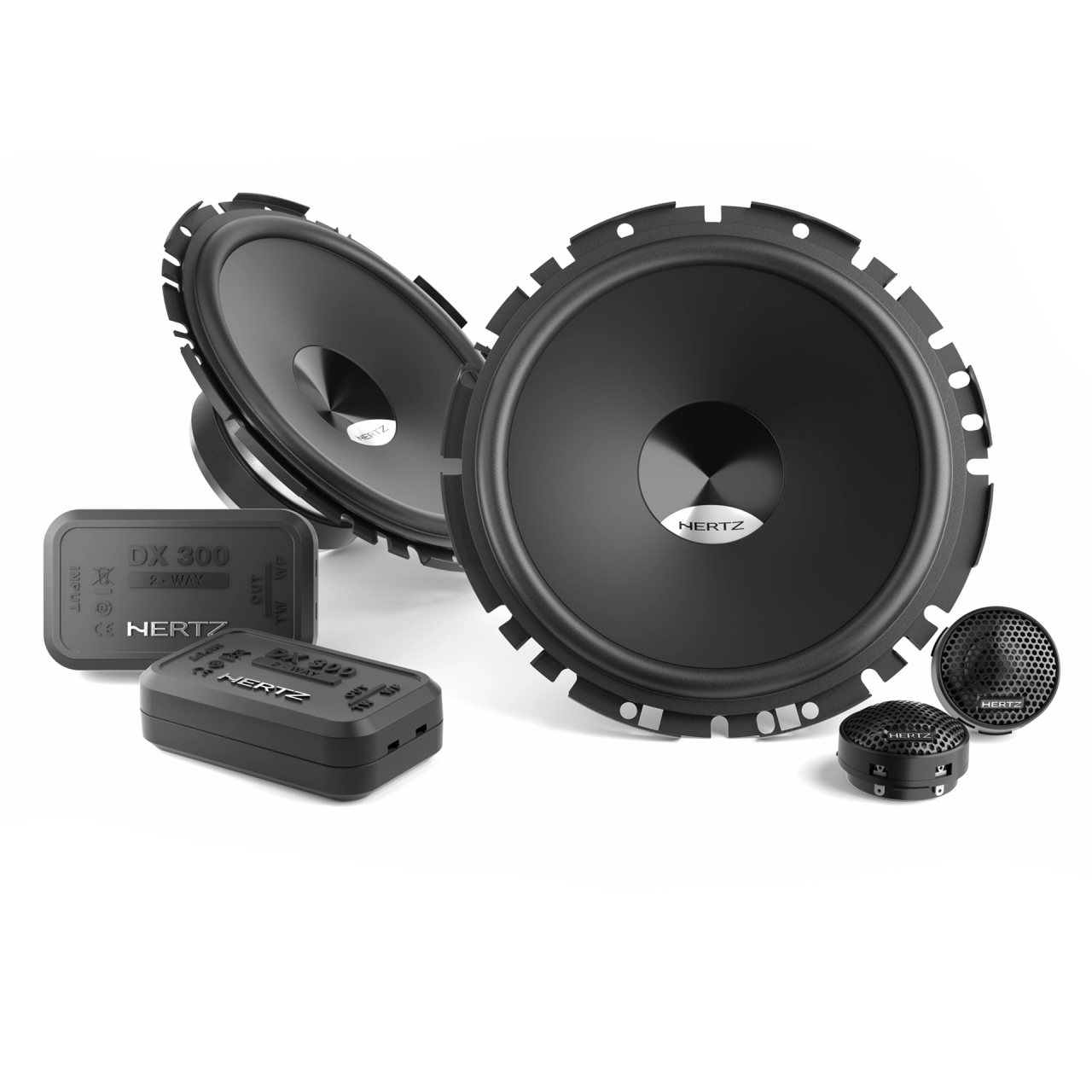 Difuzoare auto - Difuzoare auto Hertz Dieci DSK 170.3, set sistem 2 căi, 165mm, 80W RMS, 4Ω, 2 difuzoare