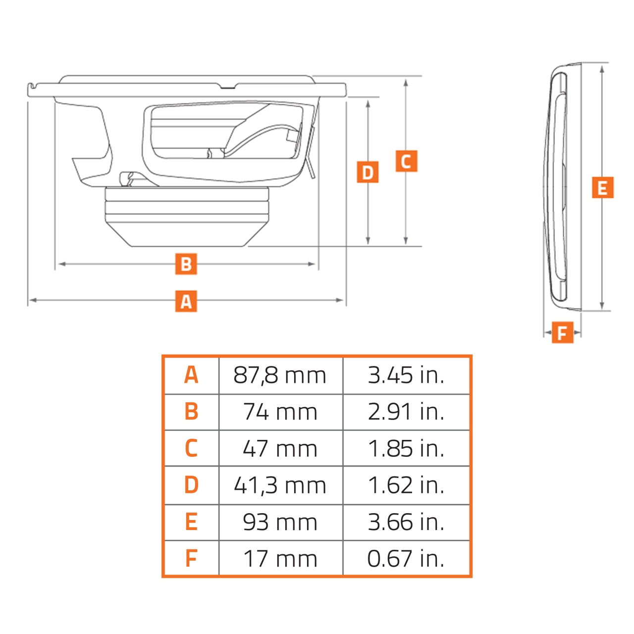 Difuzoare auto Hertz Mille Legend ML 700.3, set componente, 70mm, 100W, 4Ω, 2 difuzoare [6]