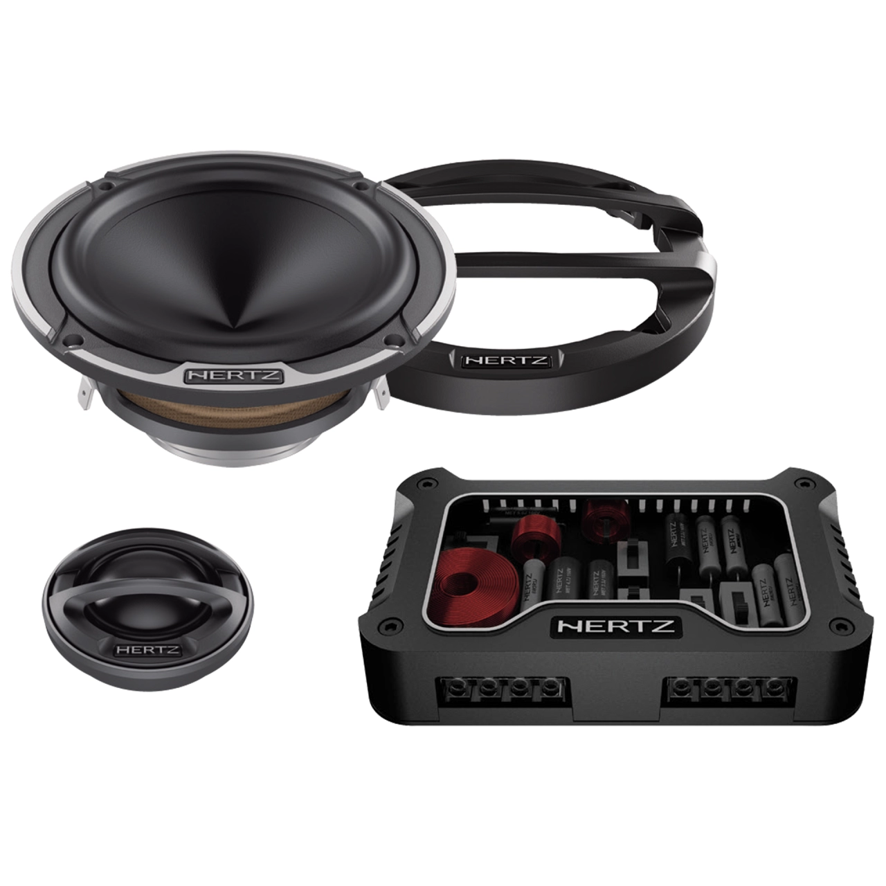 Difuzoare auto - Difuzoare auto Hertz Mille Legend MLK 700.3, set sistem 2 căi, 70mm, 100W RMS, 4Ω, 4 difuzoare + accesorii