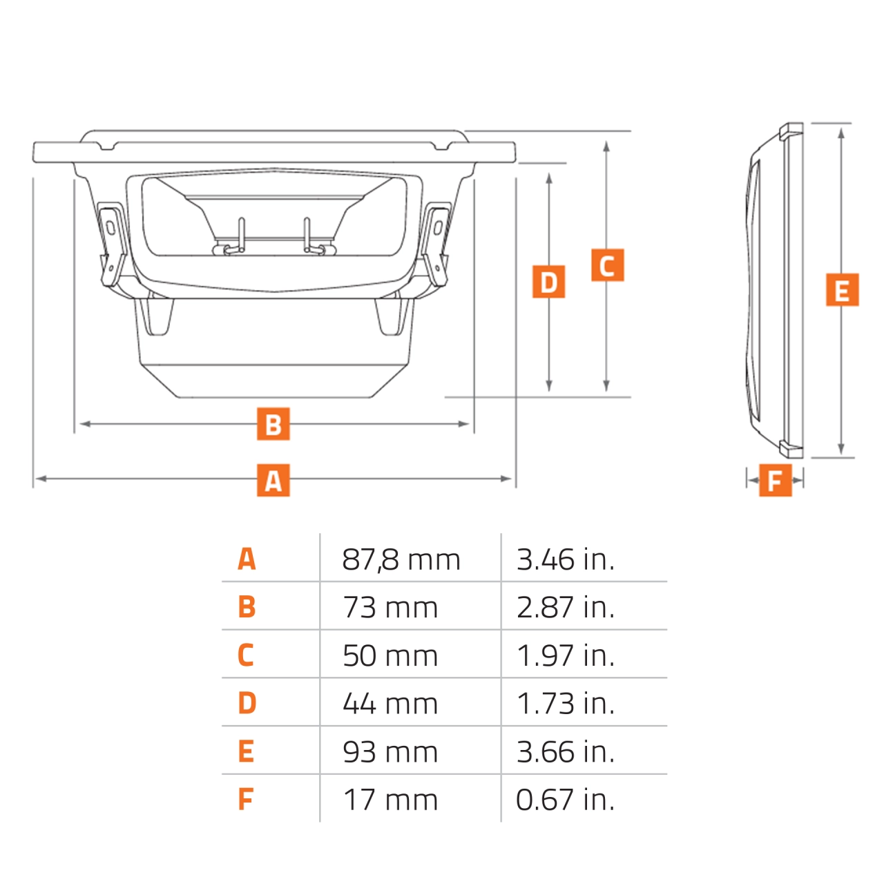 Difuzoare auto Hertz Mille Pro MP 70.3, set componente, 70mm, 100W, 4Ω, 2 difuzoare [5]