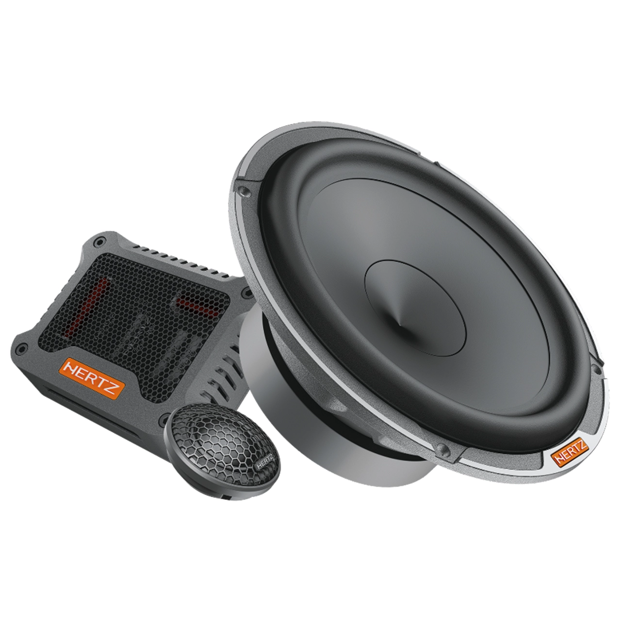 Difuzoare auto - Difuzoare auto Hertz Mille Pro MPK 1650.3, set sistem 2 căi, 165mm, 125W RMS, 3Ω, 4 difuzoare + accesorii