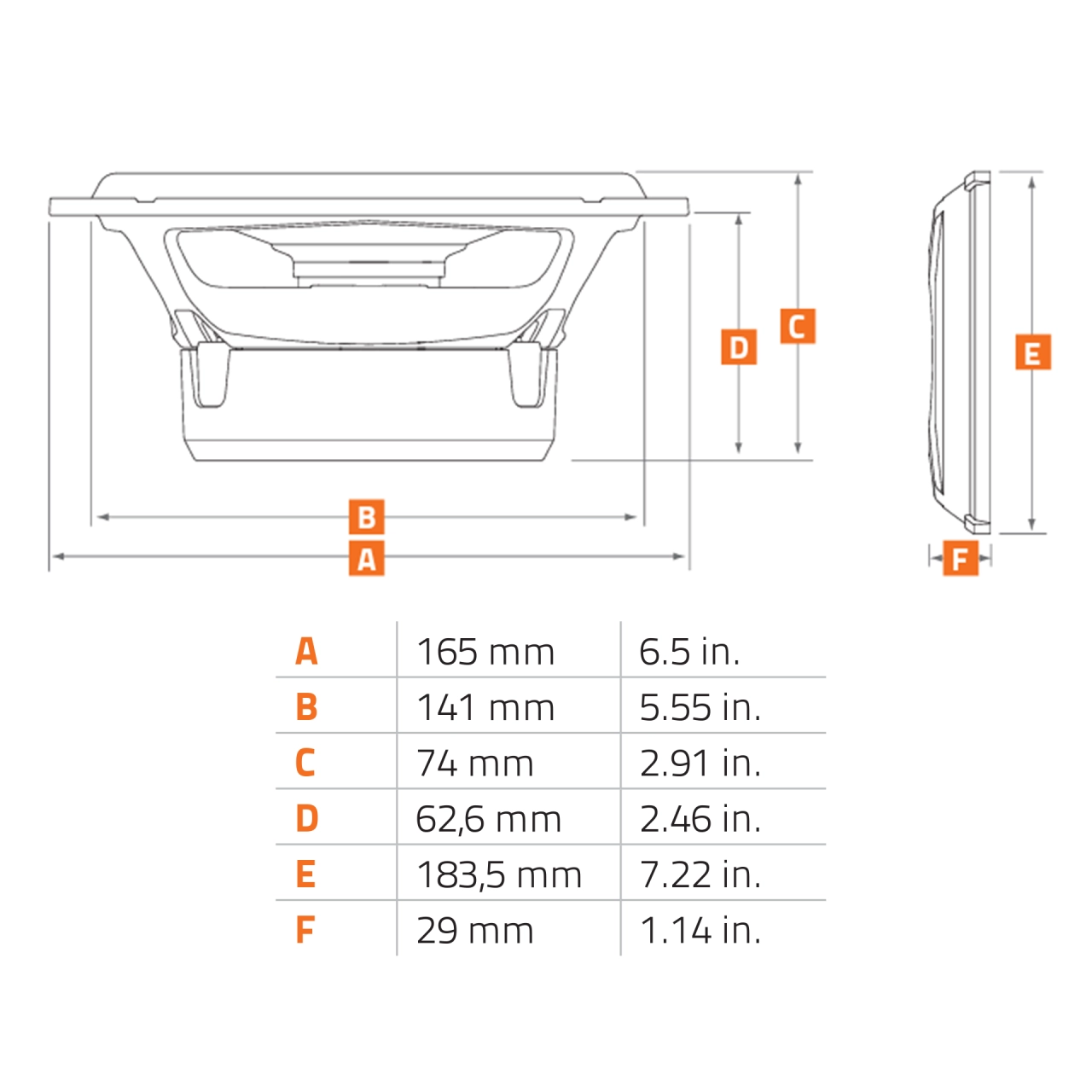 Difuzoare auto Hertz Mille Pro MPX 165.3, set coaxial 2 căi, 165mm, 100W RMS, 4Ω, set 2 difuzoare [5]