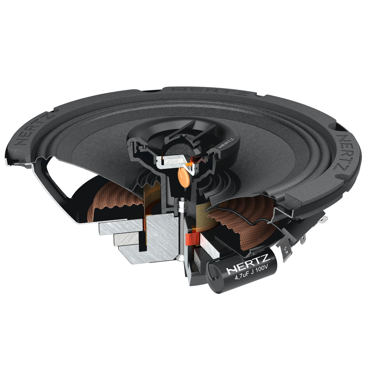 Difuzoare Auto Hertz SPL Show SX 165 Neo set coaxial 2 căi, 165mm, 100W RMS, 4Ω, set 2 difuzoare [2]