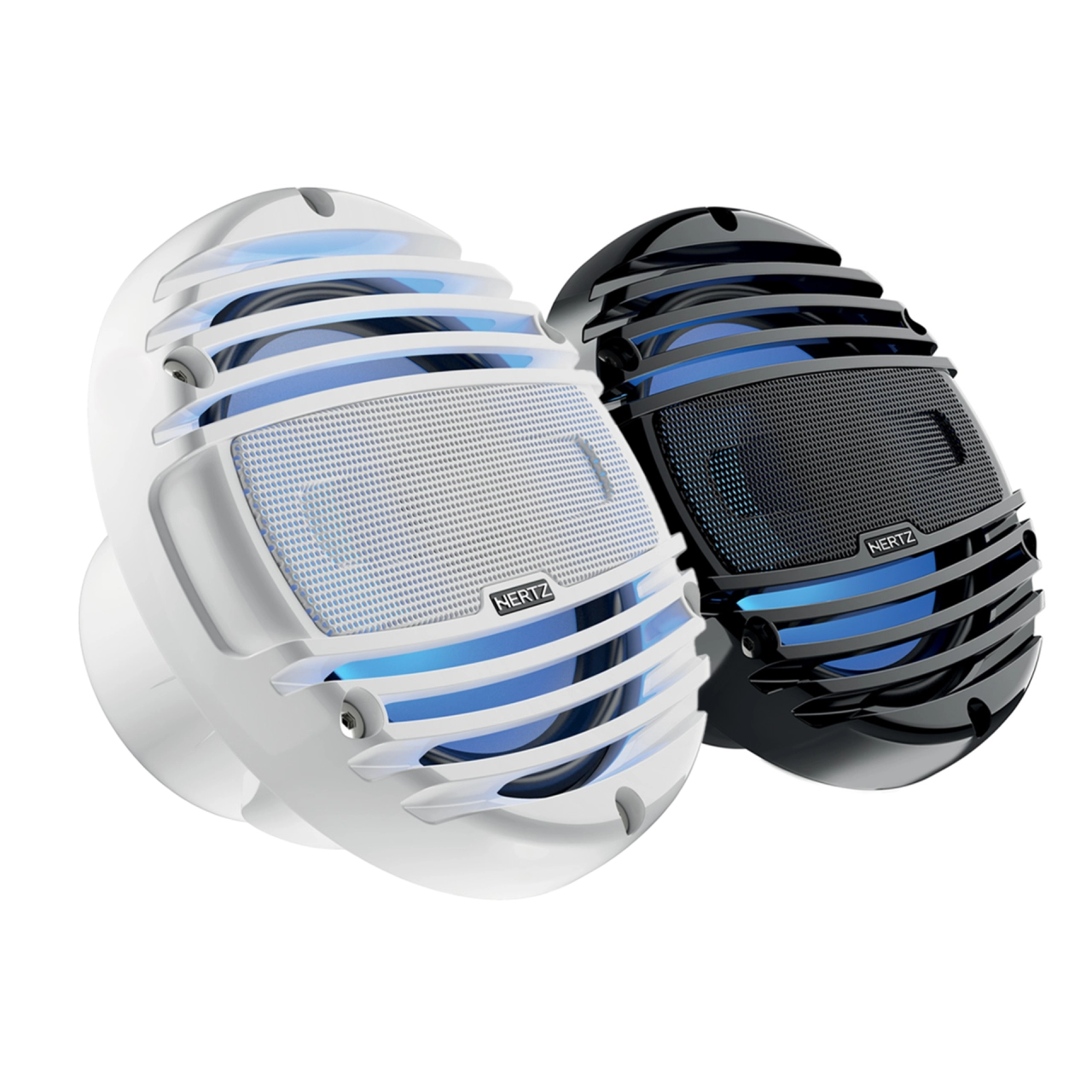 Difuzoare marine - Difuzoare Marine Hertz HMX 6.5 LD TW / TC, Alb / Negru, set coaxial 2 căi 165MM, 75W RMS