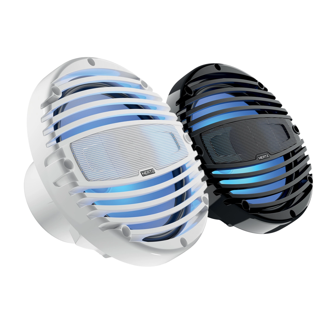 Difuzoare marine - Difuzoare Marine Hertz HMX 8 LD TW / TC, Alb / Negru, set coaxial 2 căi 200MM, 100W RMS
