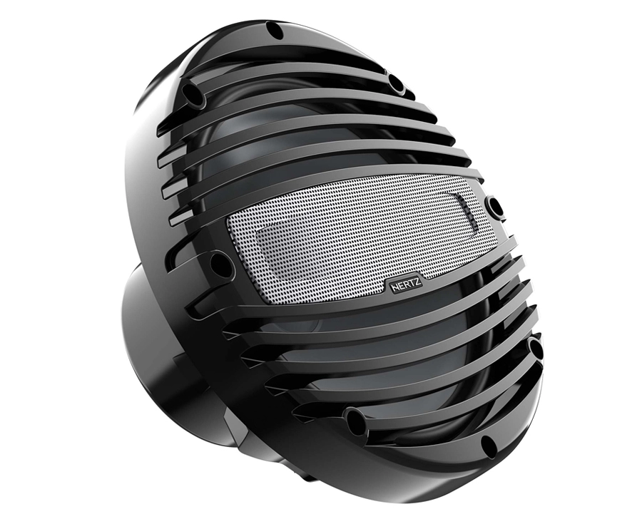 Difuzoare Marine Hertz HMX 8 / W / C, Alb / Negru, set coaxial 2 căi, 200mm, 100W RMS [2]