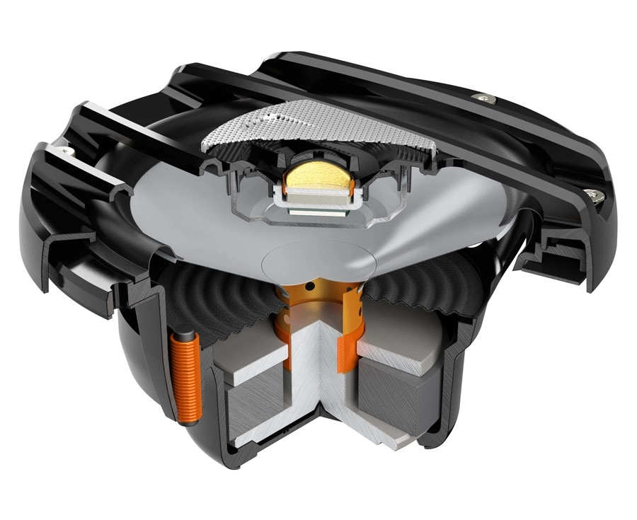 Difuzoare Marine Hertz HMX 8 / W / C, Alb / Negru, set coaxial 2 căi, 200mm, 100W RMS [5]