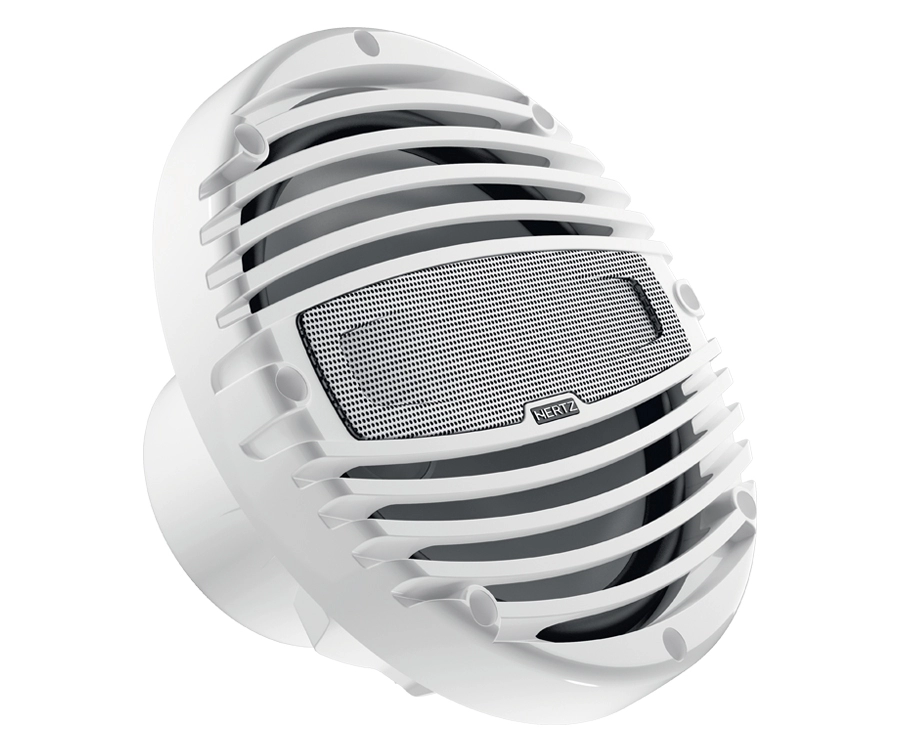 Difuzoare Marine Hertz HMX 8 / W / C, Alb / Negru, set coaxial 2 căi, 200mm, 100W RMS [1]