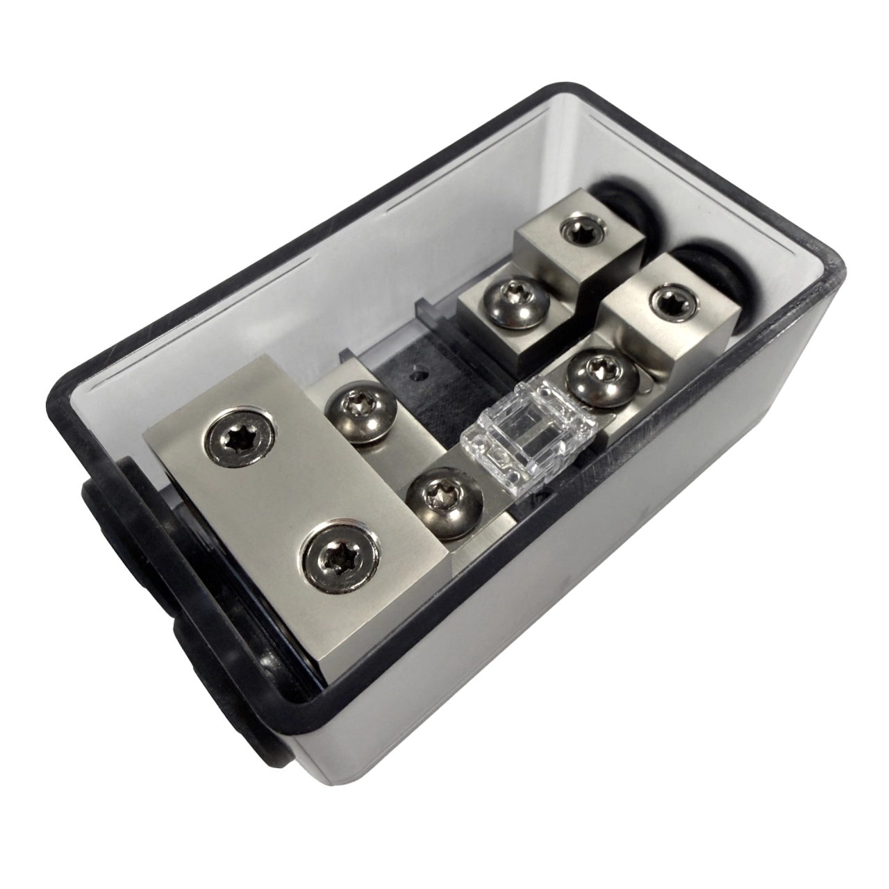 Distribuitor curent Four Connect, 4-600442, cu sigurante mini ANL, 2 intrari 2 iesiri [2]