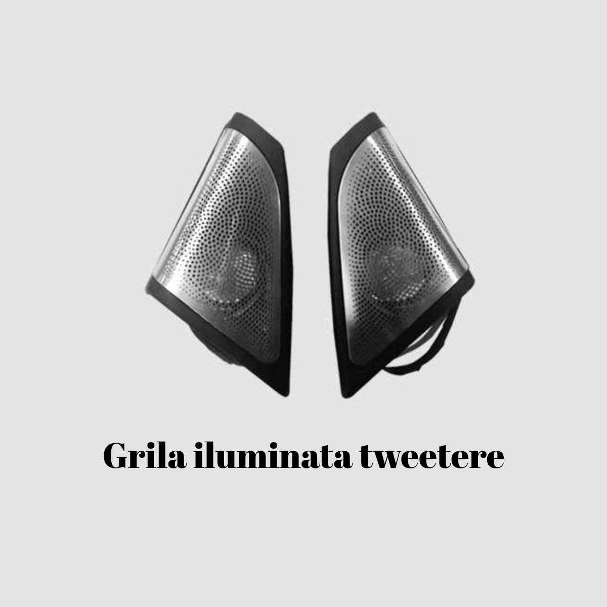 BMW - Grile Tweetere iluminate dedicate Bmw Seria 5 F10 2010-2016, RGB Acrilice 2 in 1 Statice cu efect RGB, Control din Aplicatie Bluetooth