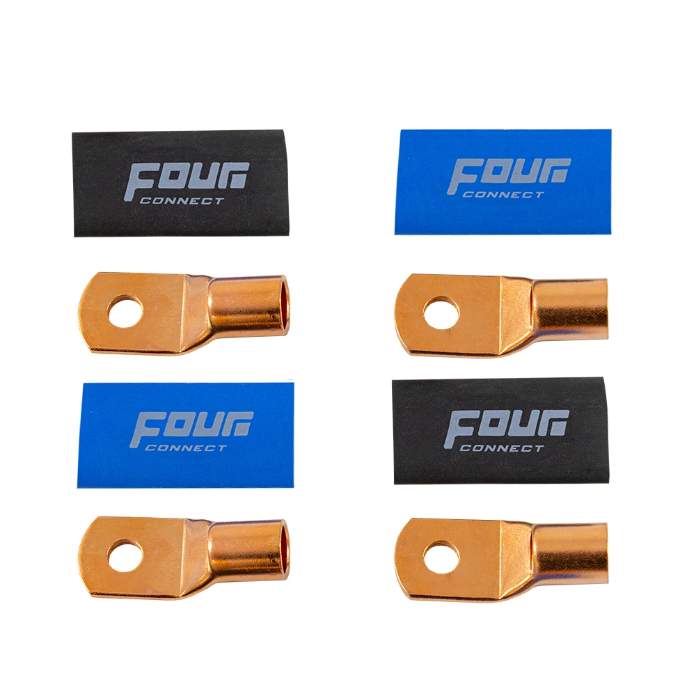 CarAudio - Inel terminal Four Connect, 4-690384, Stage 3, 50mm2 (1/0 AWG), Set 4 Buc, OFC
