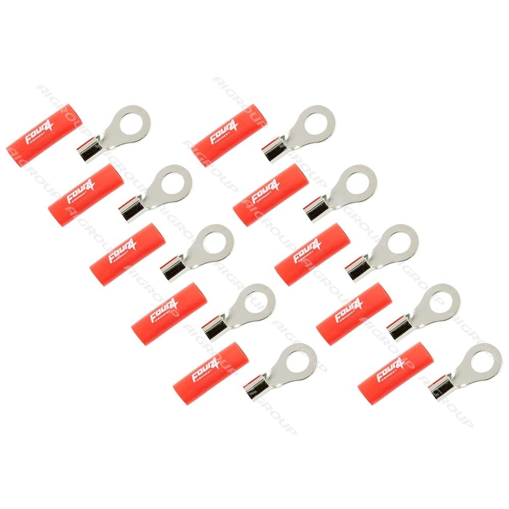 CarAudio - Inel terminal Four Connect, 4-690941, M8, 10 mm2, Set 10 Buc