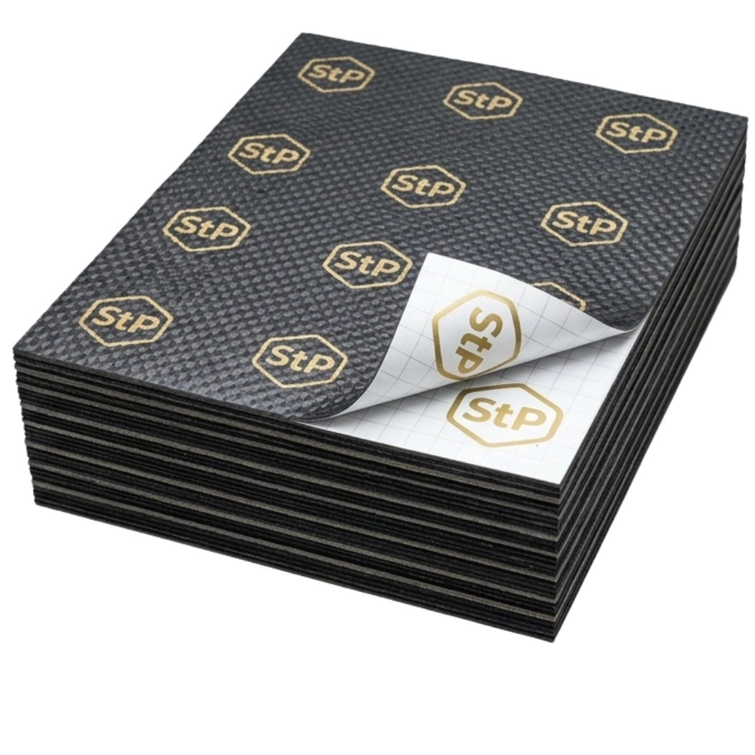 Fono absorbant (Strat 3) - Insonorizant Auto Fonoabsorbant STP Biplast Premium 15A Armor, 15 mm, 380x500 mm, 1.33 m2, 7 Foi