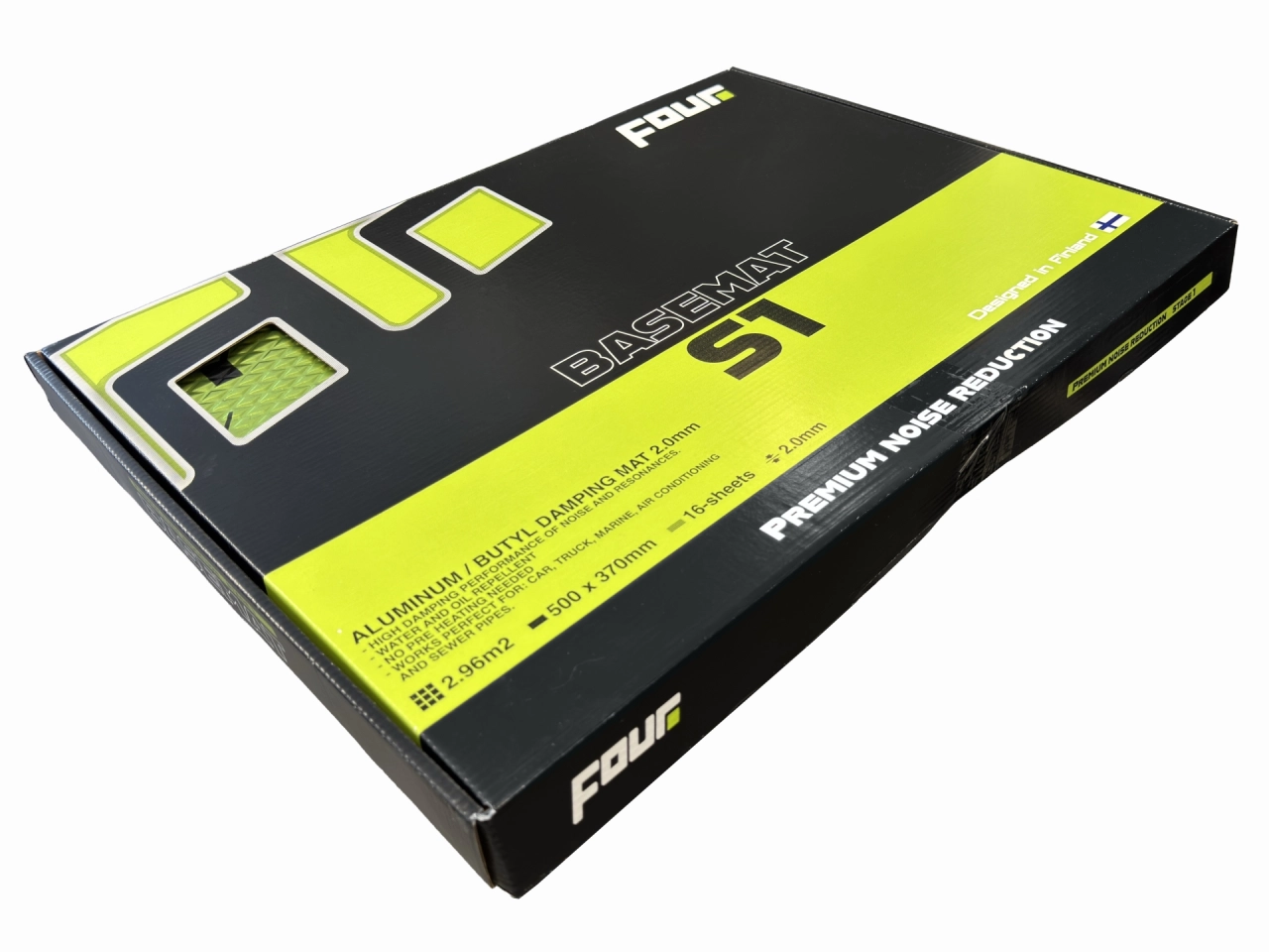 Vibro absorbant (Strat 1) - Insonorizant auto Premium Four Connect S1-BaseMat 2.0 MM , 2.69 M2
