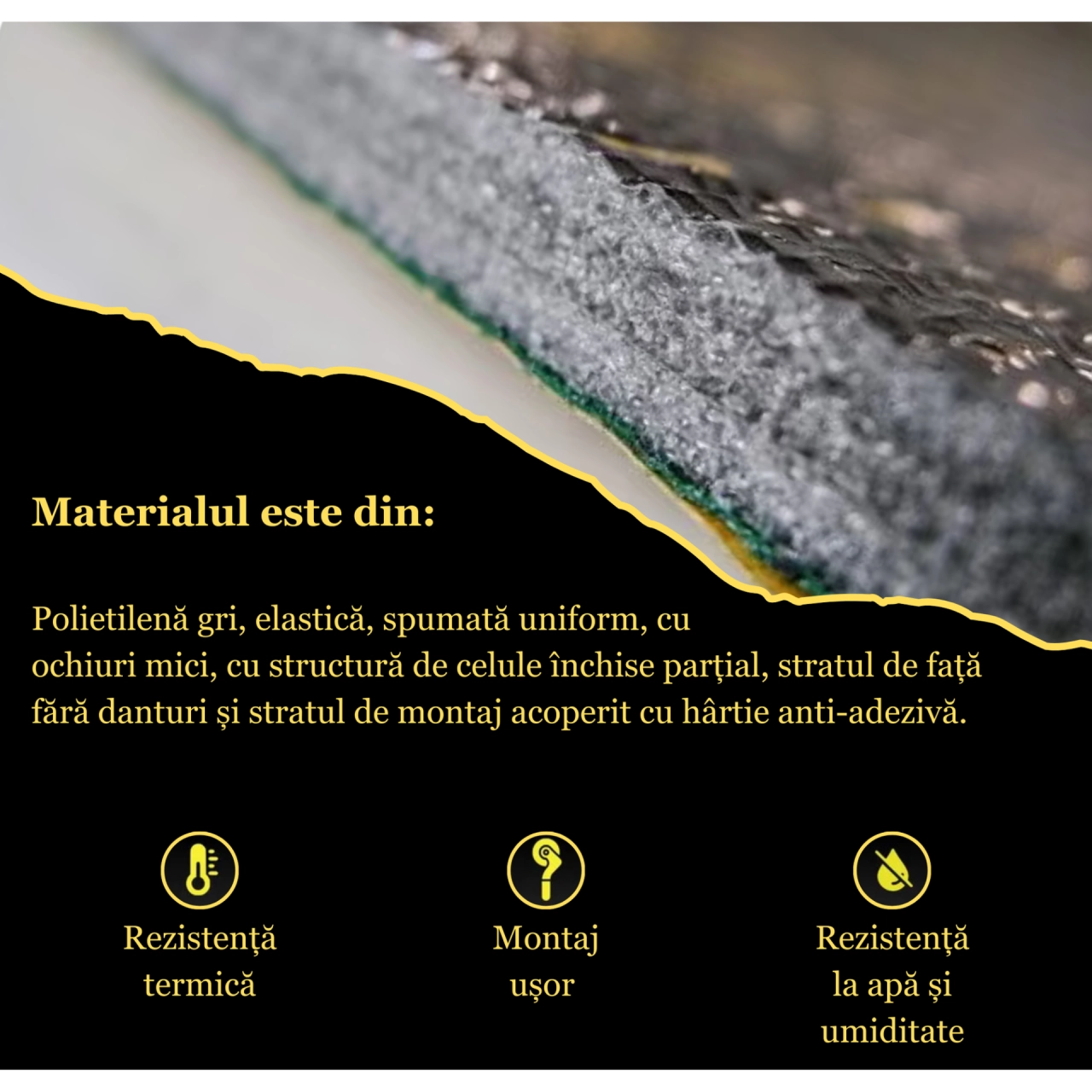 Insonorizant auto Premium STP Accent 10mm, 375x500mm, Foaie [3]