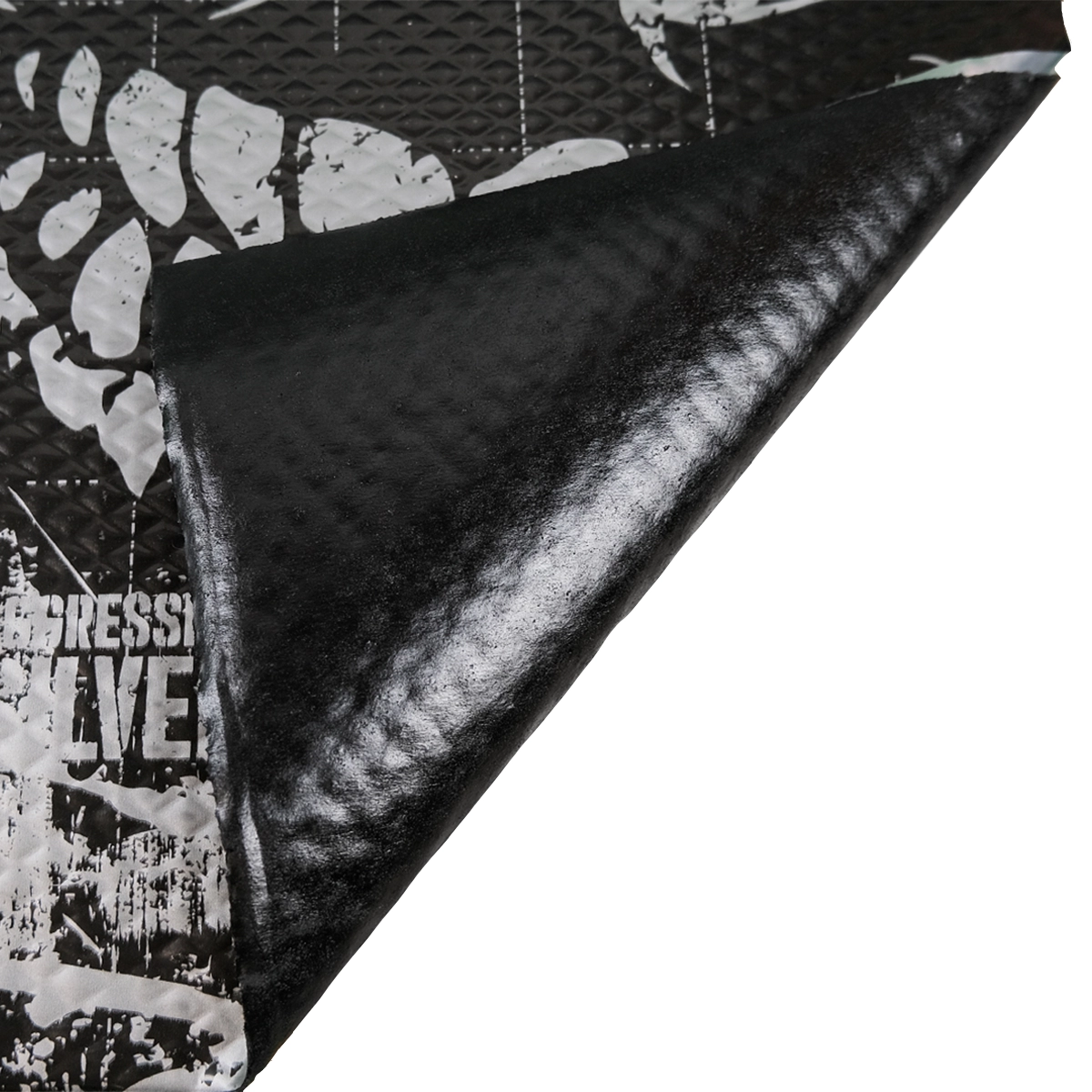 Vibro absorbant (Strat 1) - Insonorizant auto Premium STP Aggressive Silver, 2 mm, 750x 470mm, Foaie