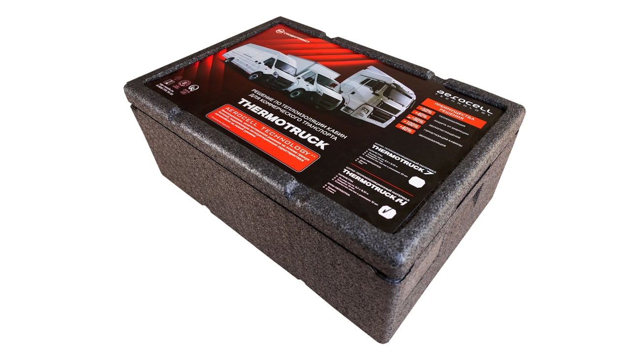 Insonorizant Auto Termoizolant STP Thermotruck 14, 14 mm, 500x320 mm, 1.92 m2, 12 Foi [1]