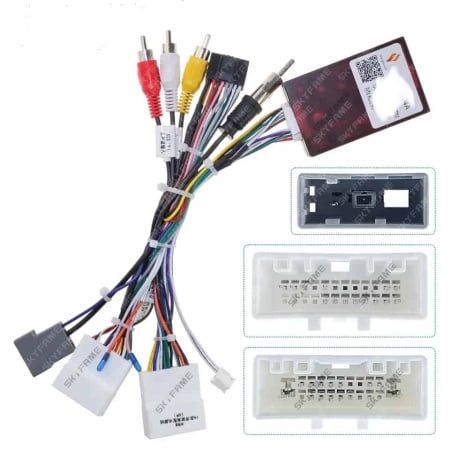 Cabluri si mufe pentru navigatii - Interfata preluare camere 360 si camera spate Nissan Qashqai J11, X-Trail T32