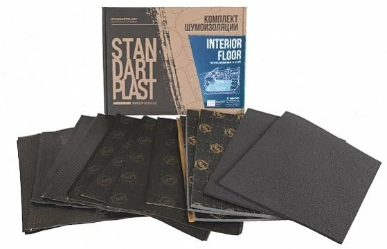 Pachete de insonorizare - Kit de insonorizare STP dedicat PODEA fata - 3 Straturi Vibro Fono Termo