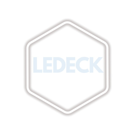 Lumini Hexagoane Modulare - Lumină LED Hexagonală Profesională Aluminiu – 1 Modul 83x98CM – Service Auto, Detailing, Ateliere, Spații Comerciale