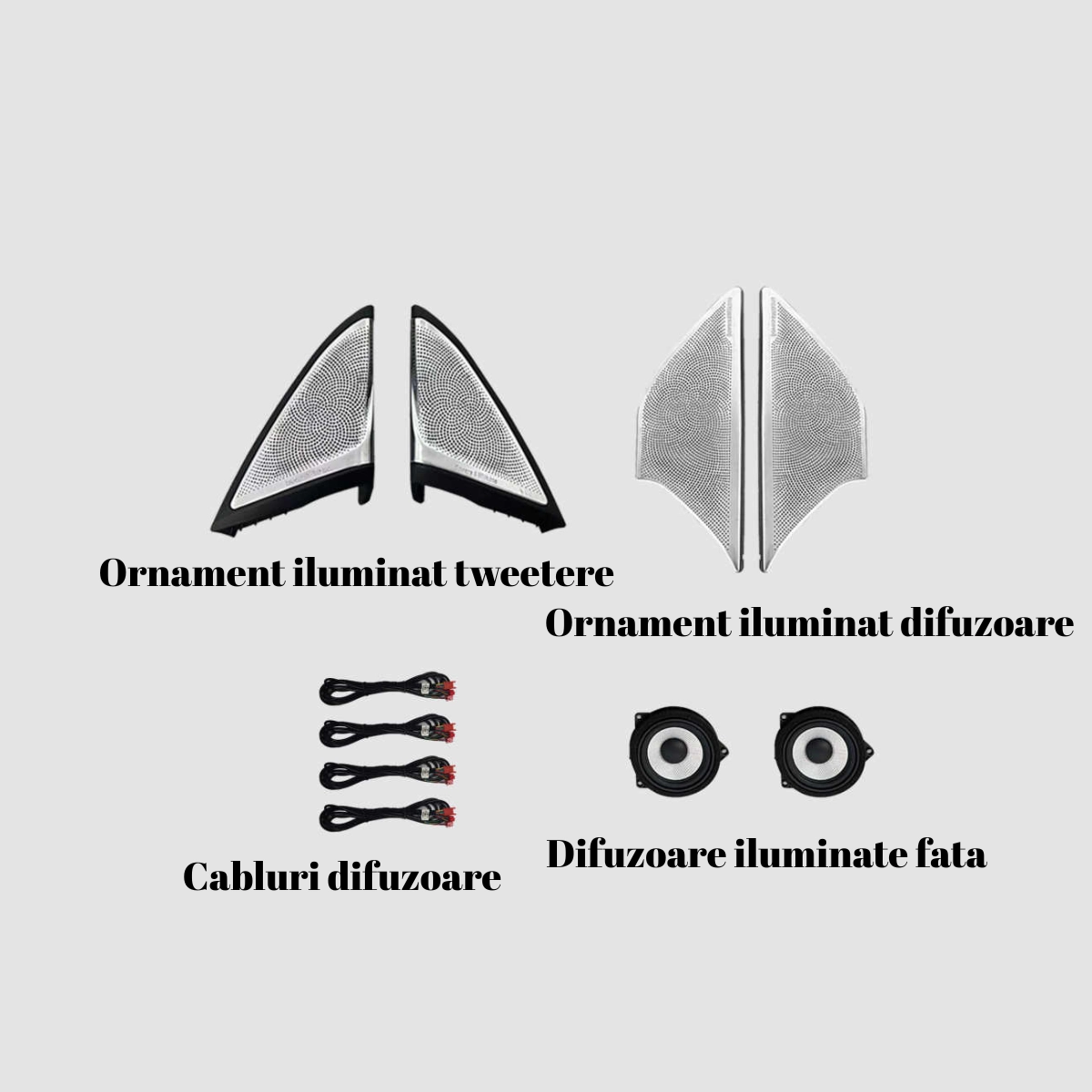 BMW - Lumini ambientale dedicate Bmw Seria 5 G30 / G38 2017-2023, Seria 5 G30 2017-2023, RGB Acrilice 3 in 1 Statice cu efect RGB, Control din Aplicatie Bluetooth