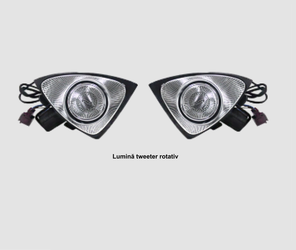 Mercedes Benz - Lumini ambientale dedicate Mercedes-Benz C Class W205 2015-2021, RGB Acrilice 2 in 1 Statice cu efect RGB, Control din Display original