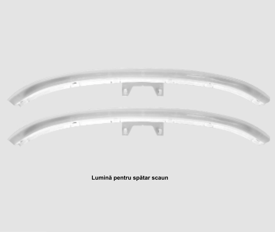 Mercedes Benz - Lumini ambientale dedicate Mercedes-Benz C CLASS W206 2022-2025, RGB Acrilice 2 in 1 Statice cu efect RGB, Control din Aplicatie Bluetooth / Display original / Buton