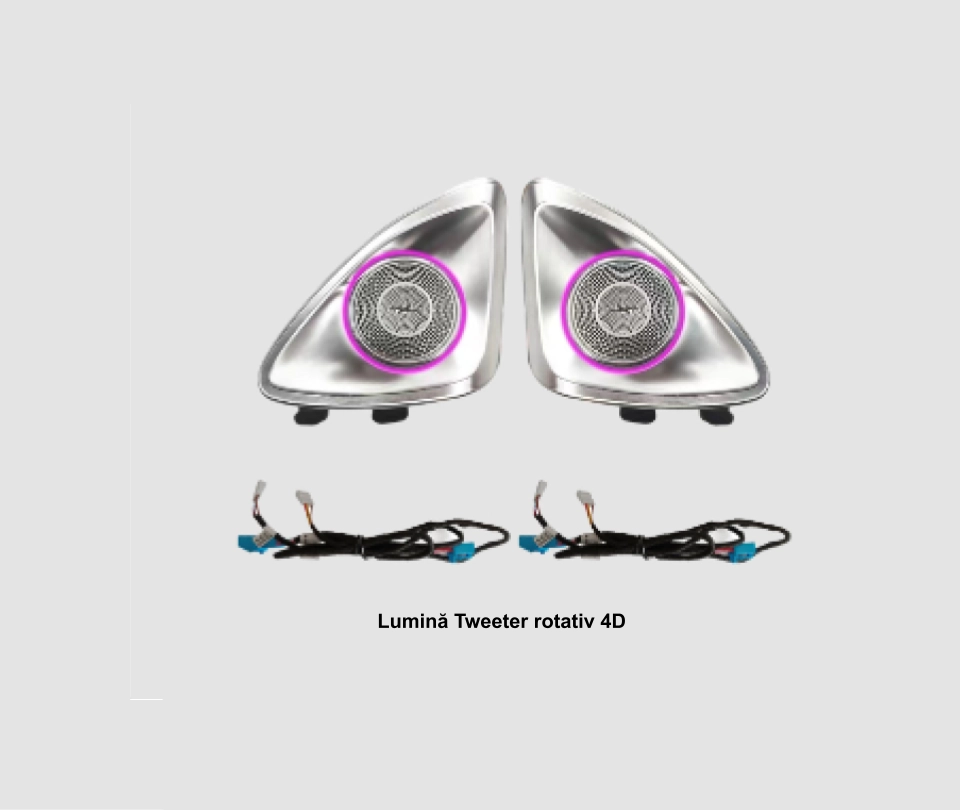 Mercedes Benz - Lumini ambientale dedicate Mercedes-Benz E CLASS W213 2017-2023, RGB Acrilice 2 in 1 Statice cu efect RGB, Control din Aplicatie Bluetooth / Buton